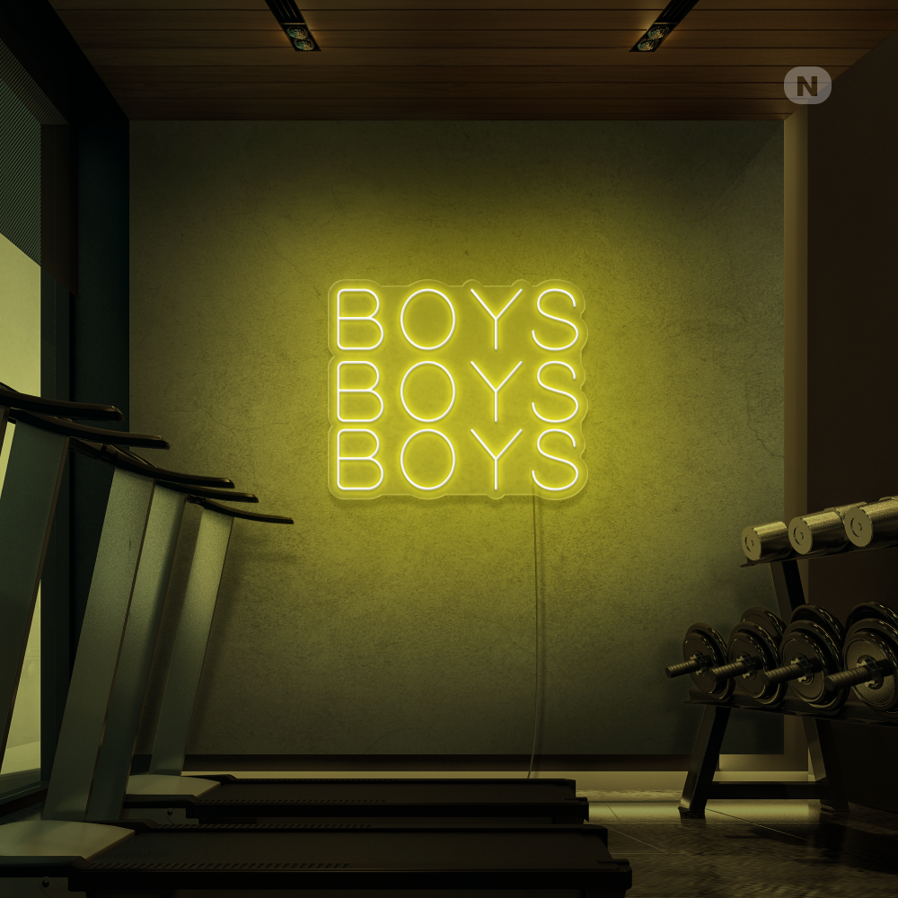 Neon Schild Boys Boys Boys