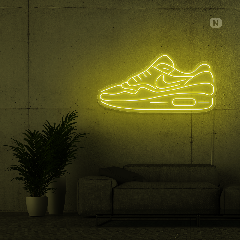 Neon Schild Schuh