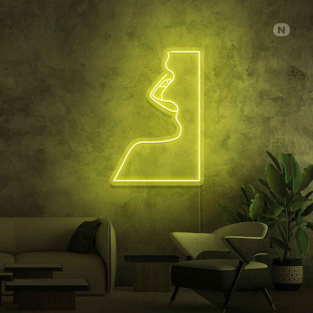 Neon Schild Verführung