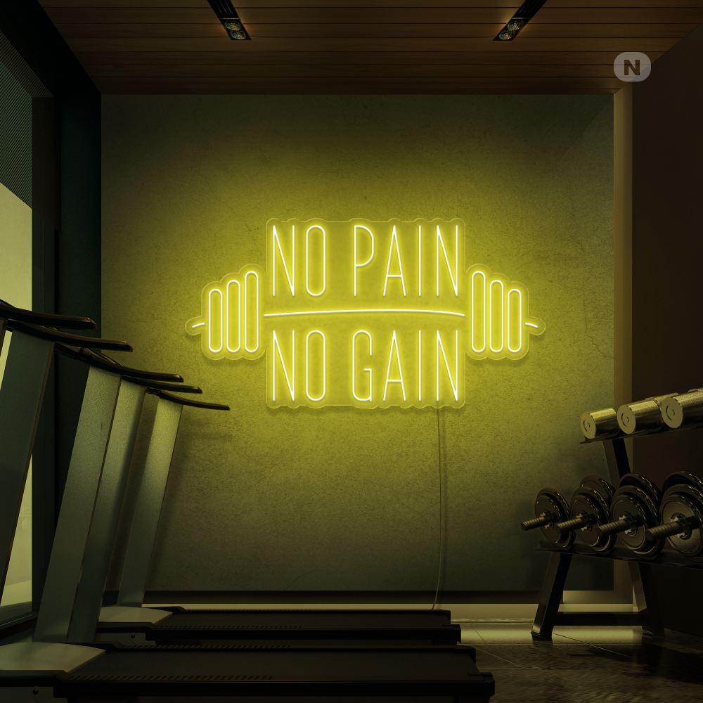 Neon Schild No Pain No Gain