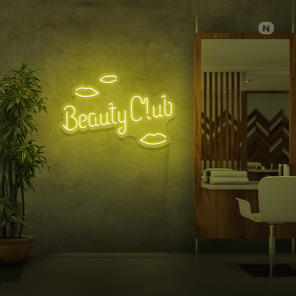 Neon Schild Beauty Club
