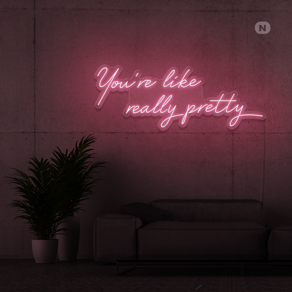 Neon Schild Life Quote