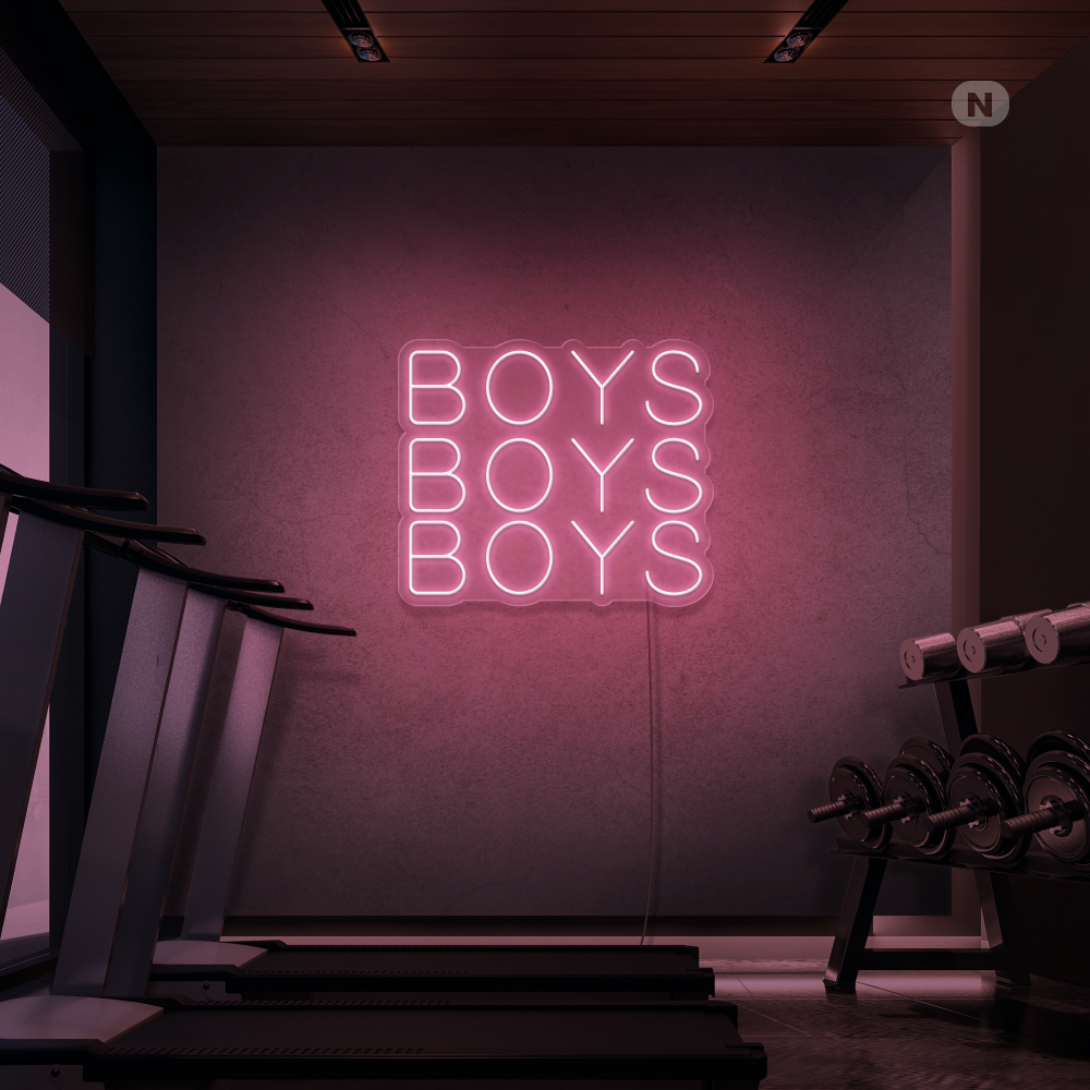 Neon Schild Boys Boys Boys