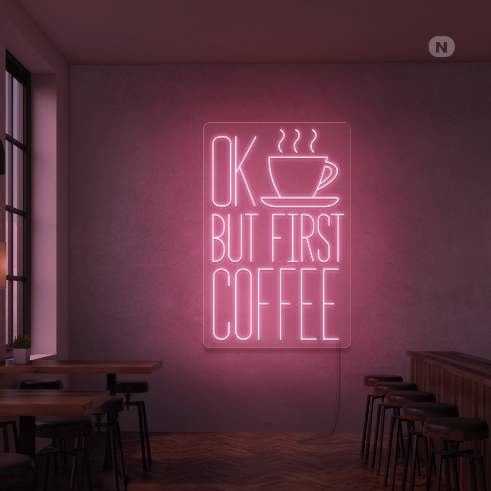 Neon Schild Coffee
