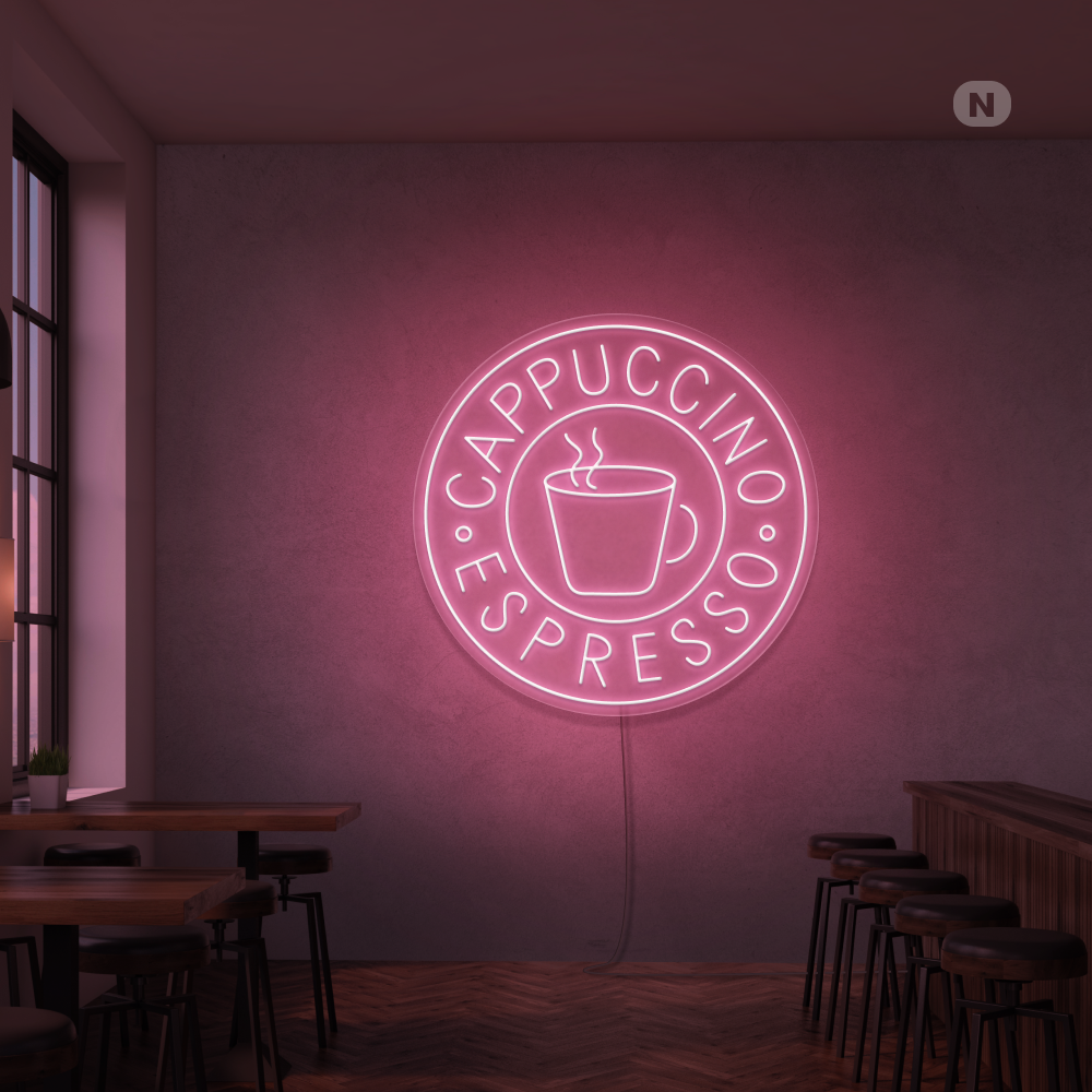 Neon Schild Cappucino Espresso