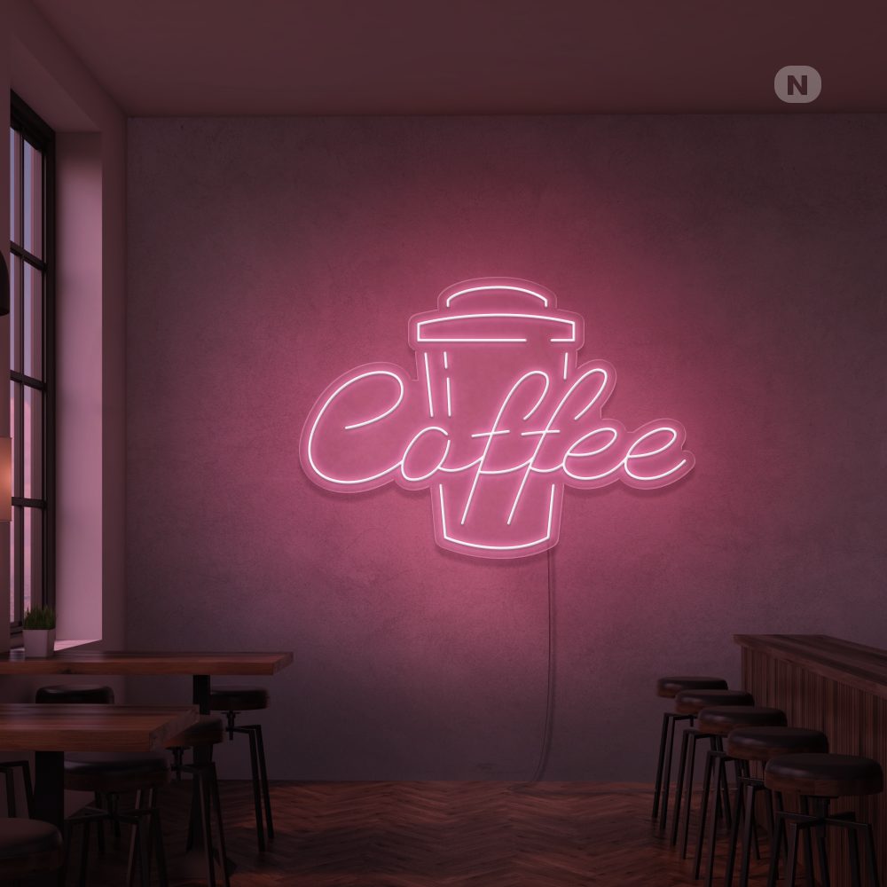 Neon Schild Coffee