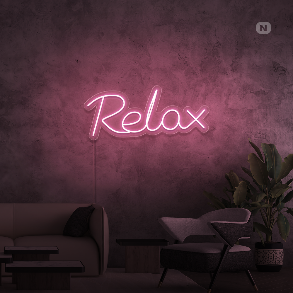 Neon Schild Relax