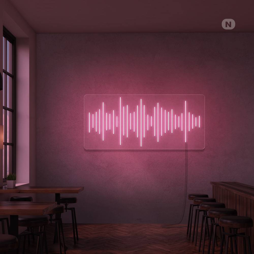 Neon Schild Musik Bar