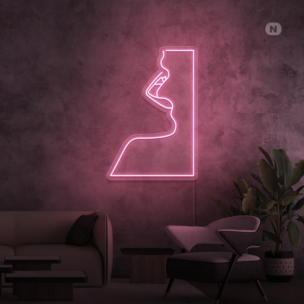 Neon Schild Verführung