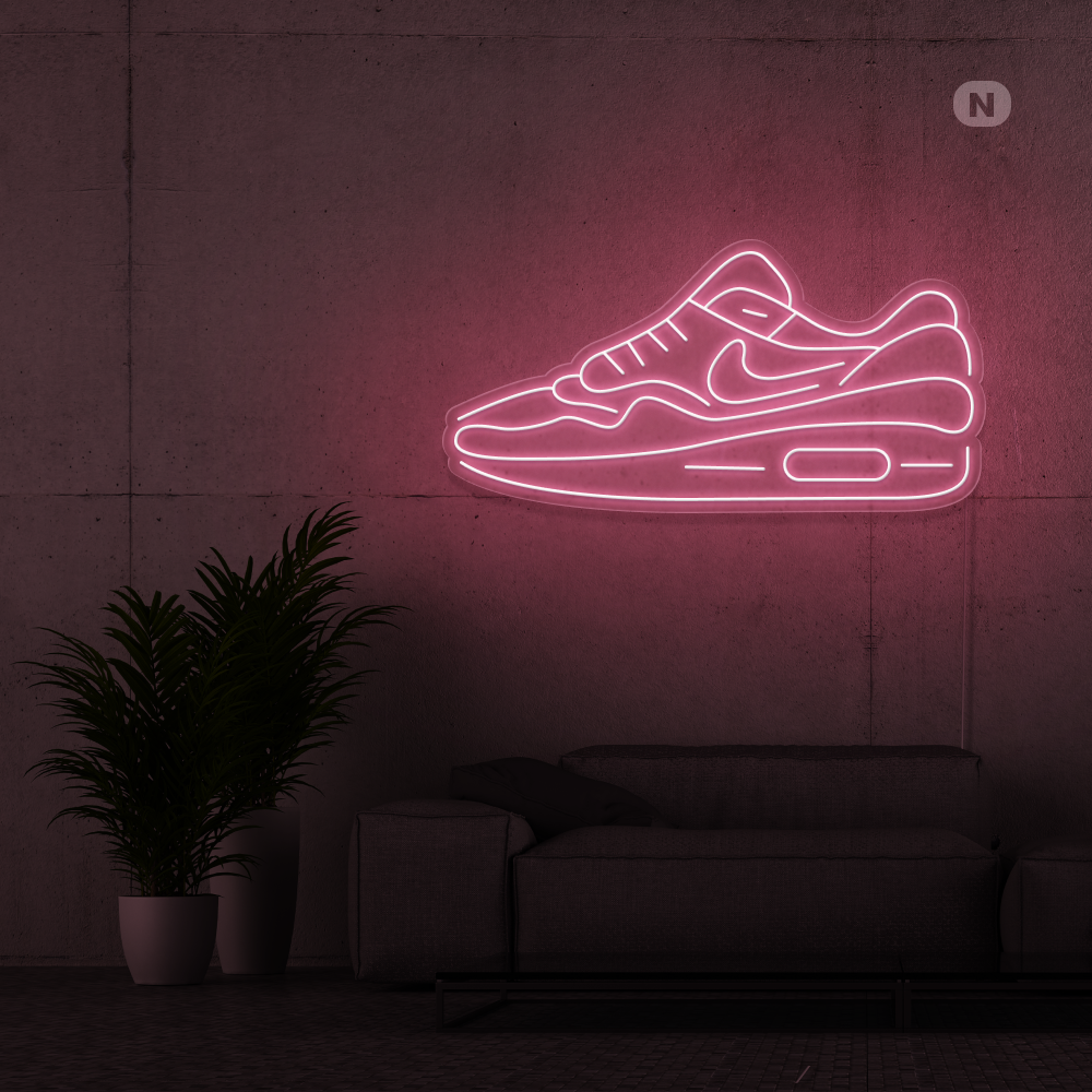 Neon Schild Schuh