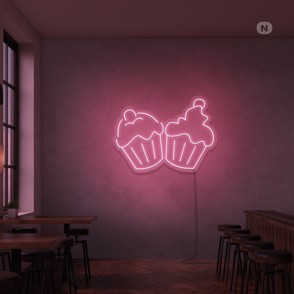 Neon Schild Törtchen