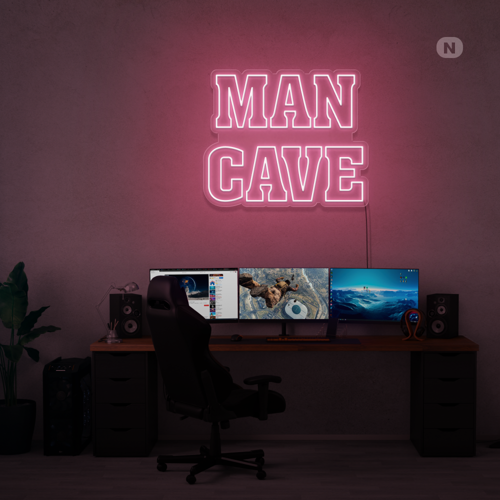Neon Schild Man Cave