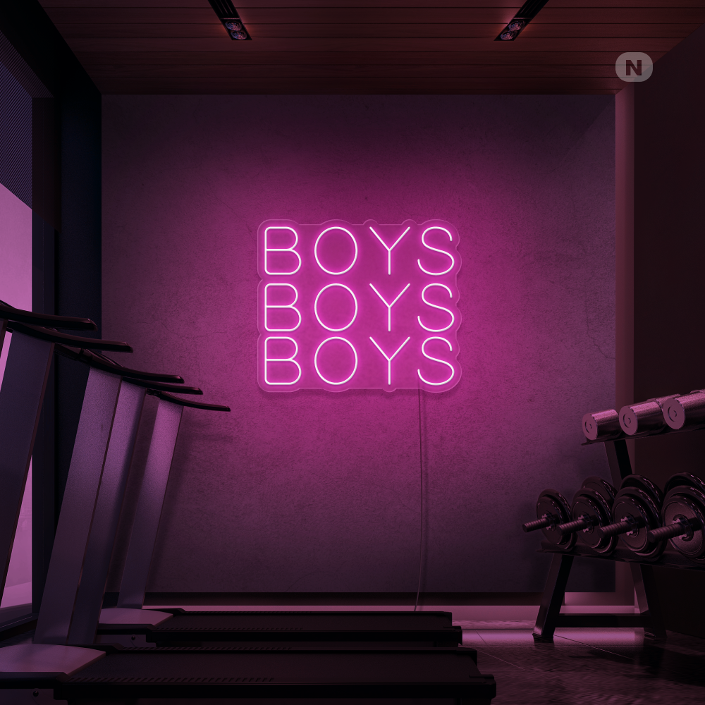Neon Schild Boys Boys Boys
