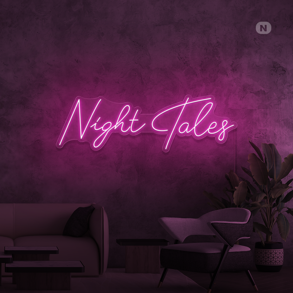Neon Schild Night Tales