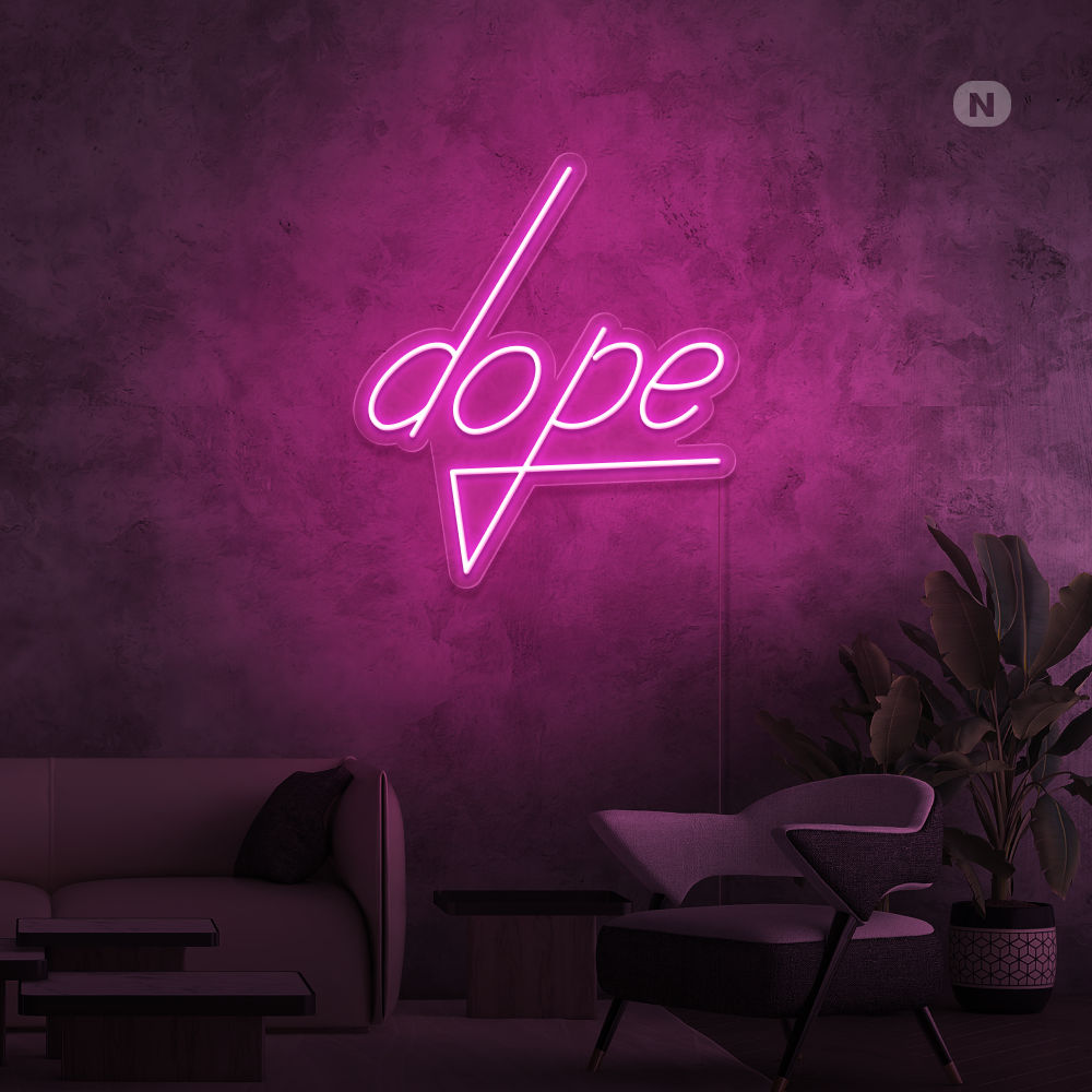 Neon Schild Dope