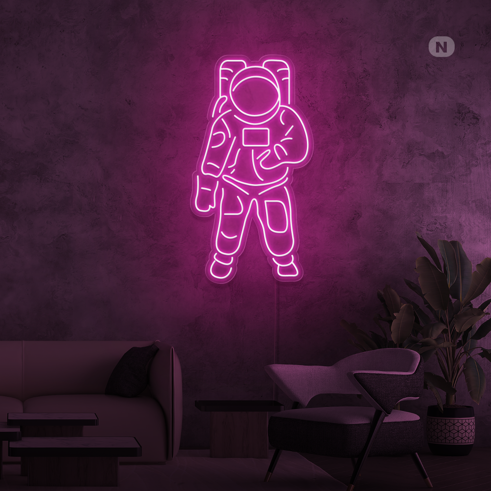 Neon Schild Astronaut