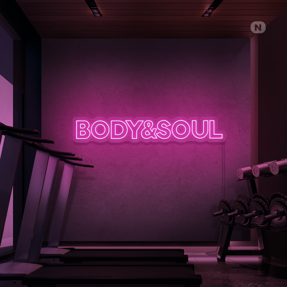Neon Schild Body & Soul