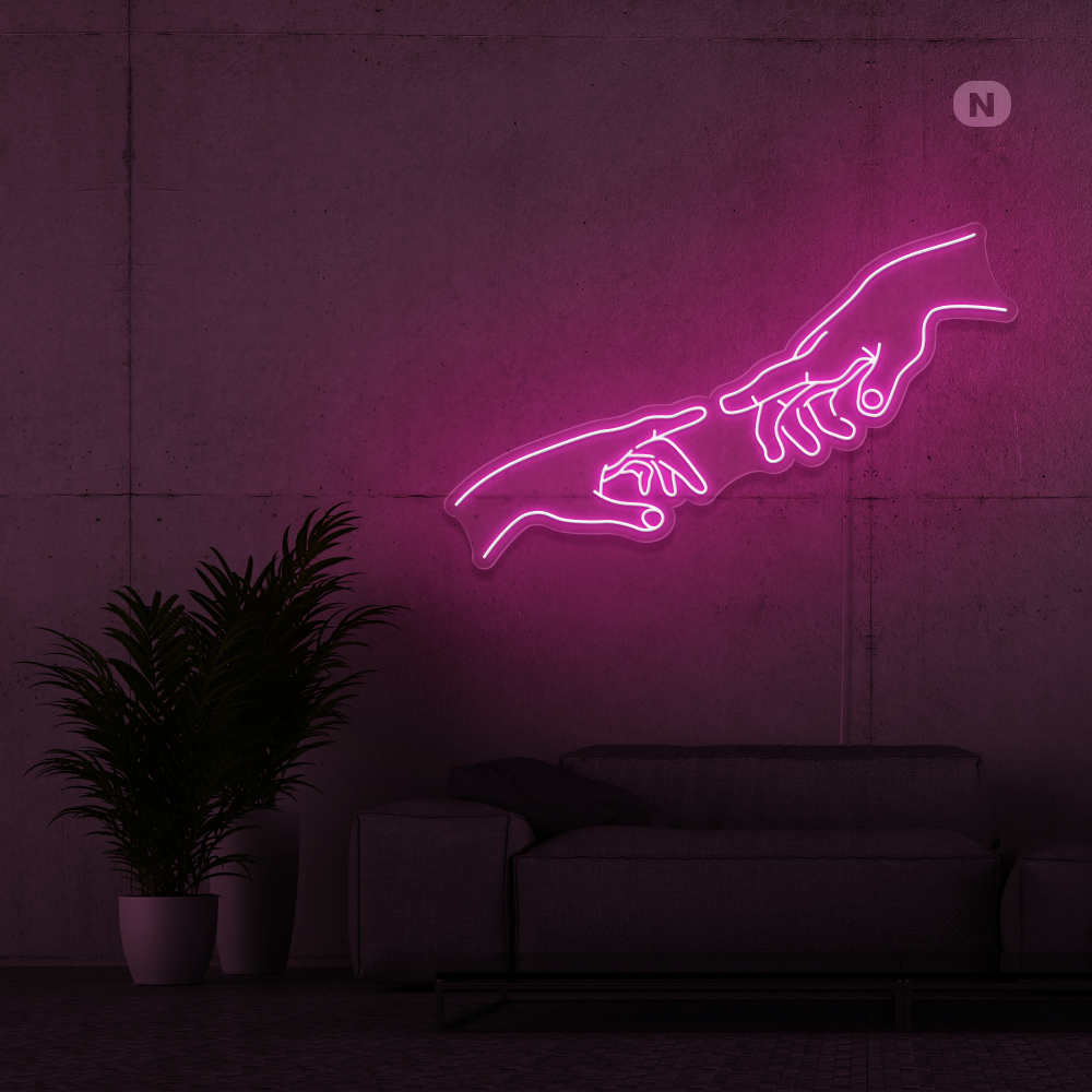 Neon Schild Verbindung