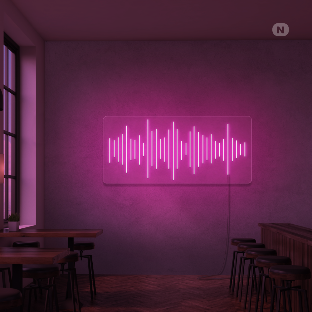 Neon Schild Musik Bar