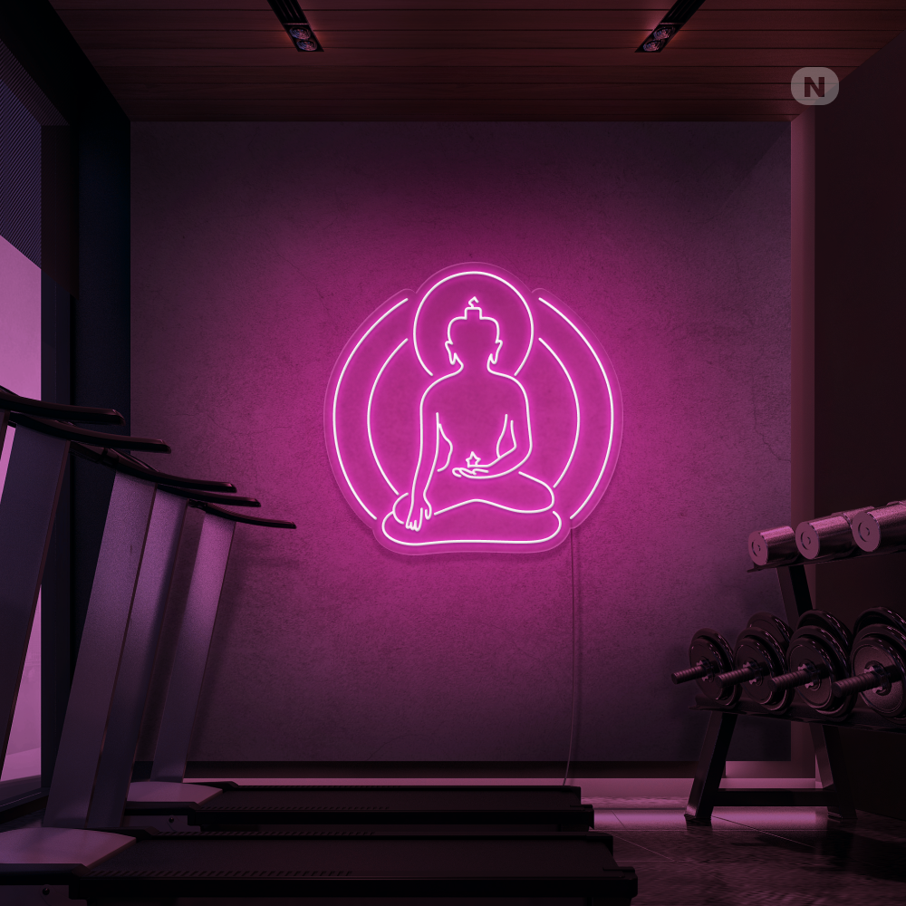 Neon Schild Yoga