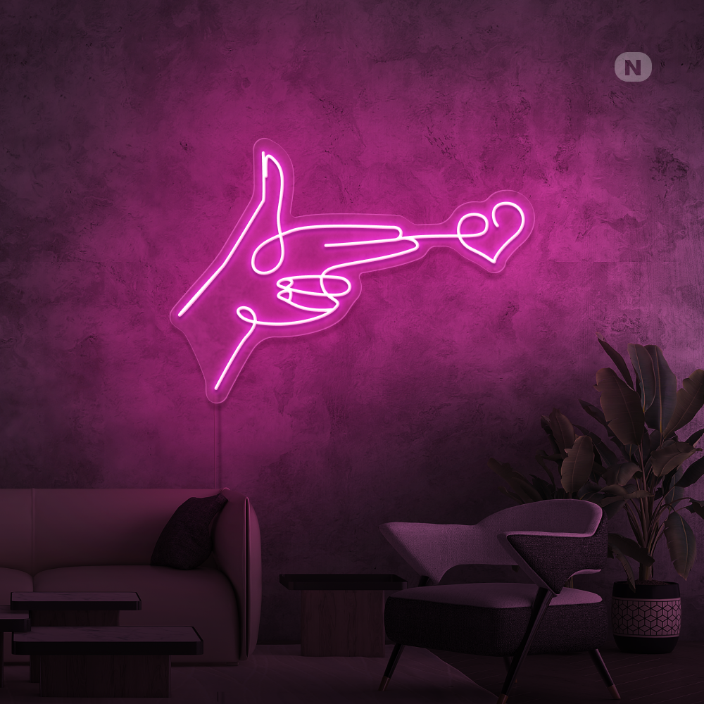 Neon Schild Lovestarget