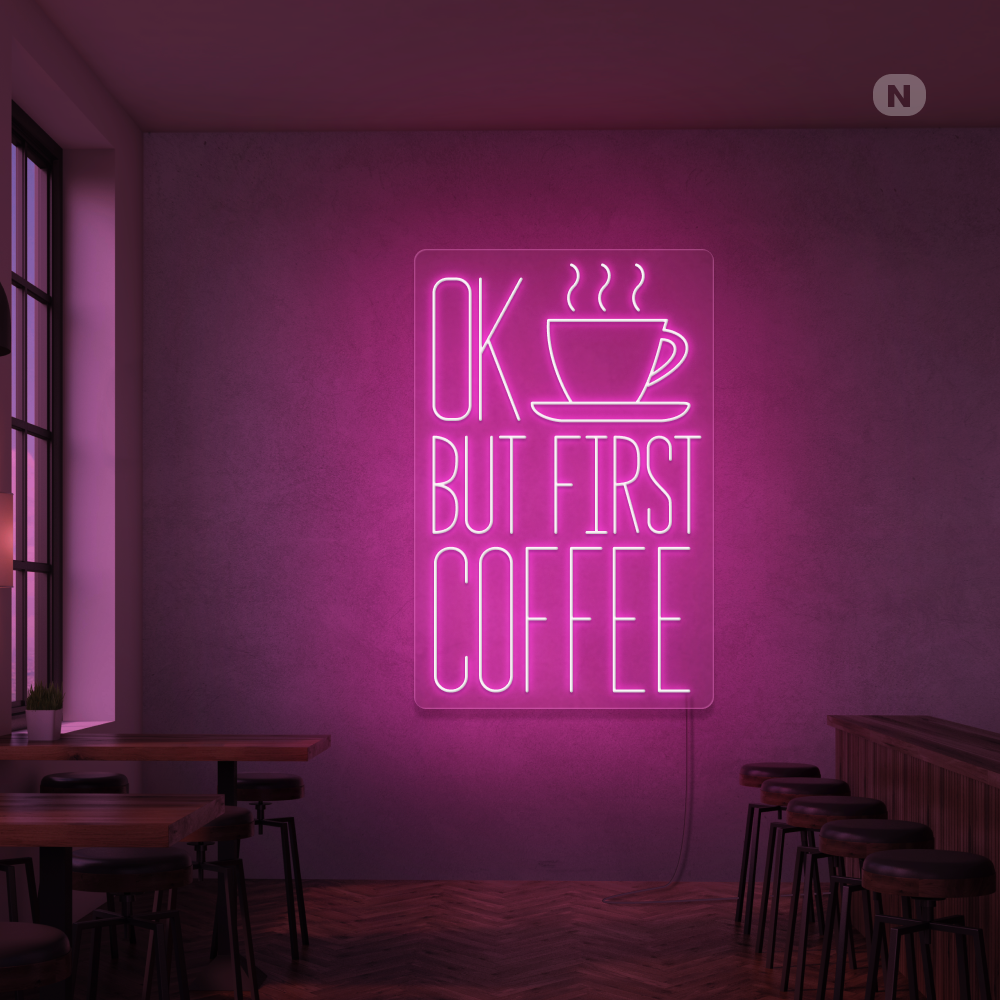 Neon Schild Coffee