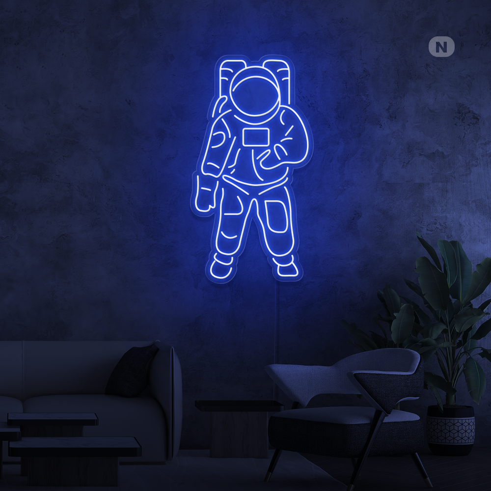 Neon Schild Astronaut