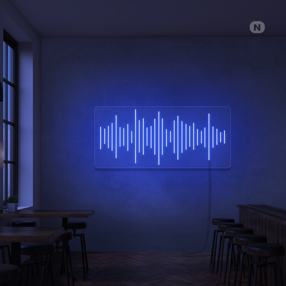 Neon Schild Musik Bar