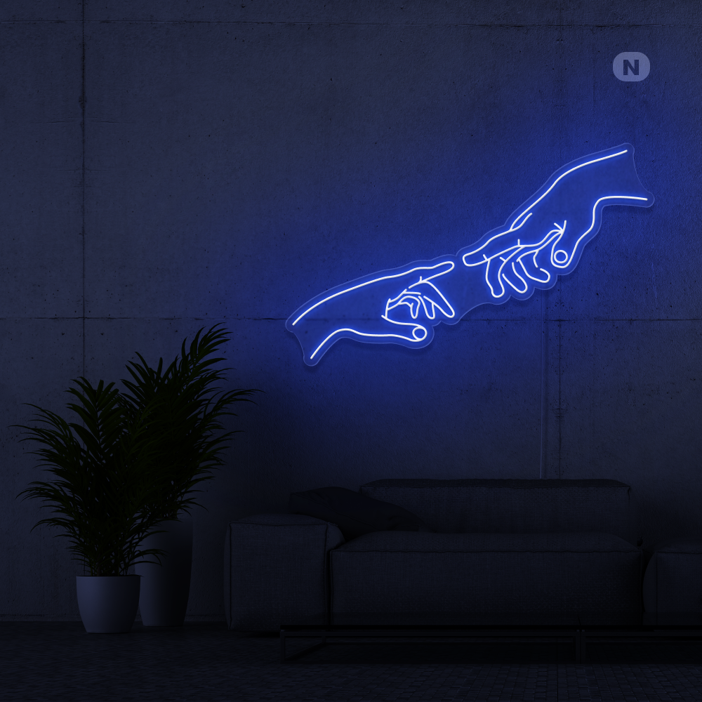 Neon Schild Verbindung