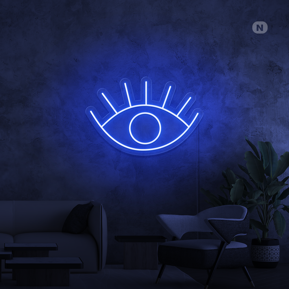 Neon Schild Auge