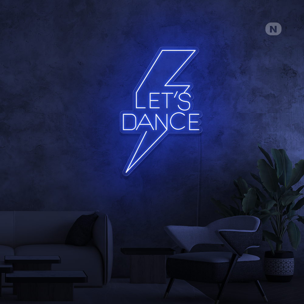 Neon Schild Let's Dance
