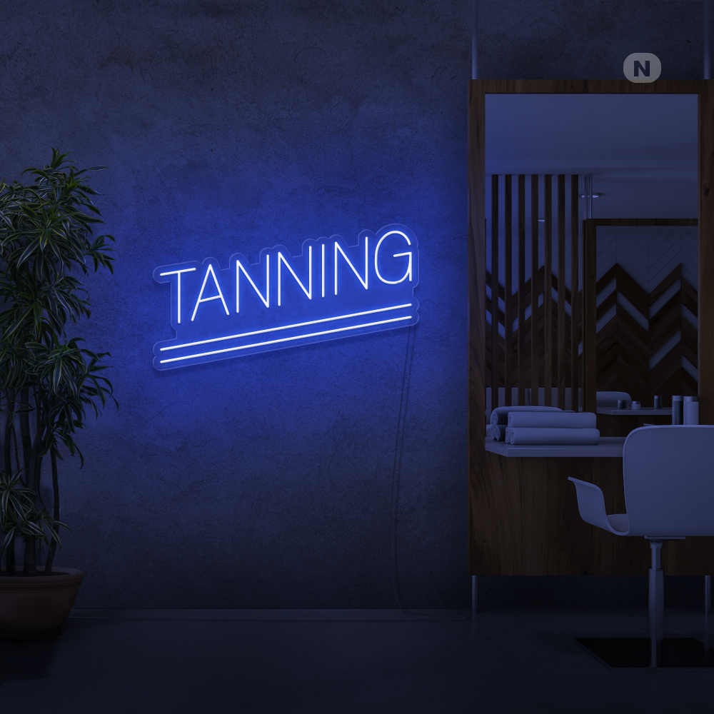Neon Schild Tanning