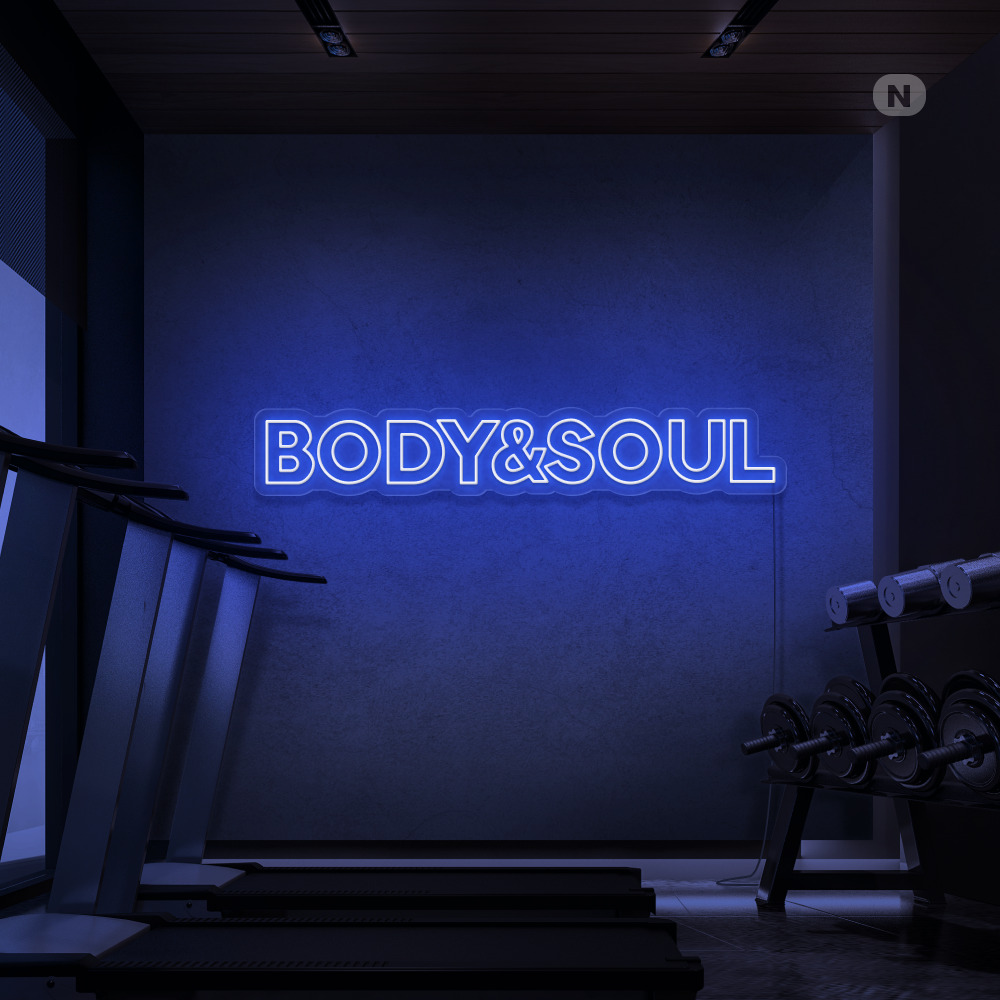 Neon Schild Body & Soul