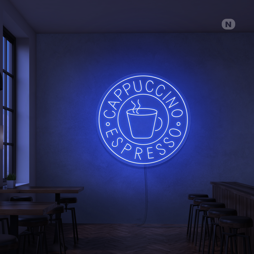 Neon Schild Cappucino Espresso
