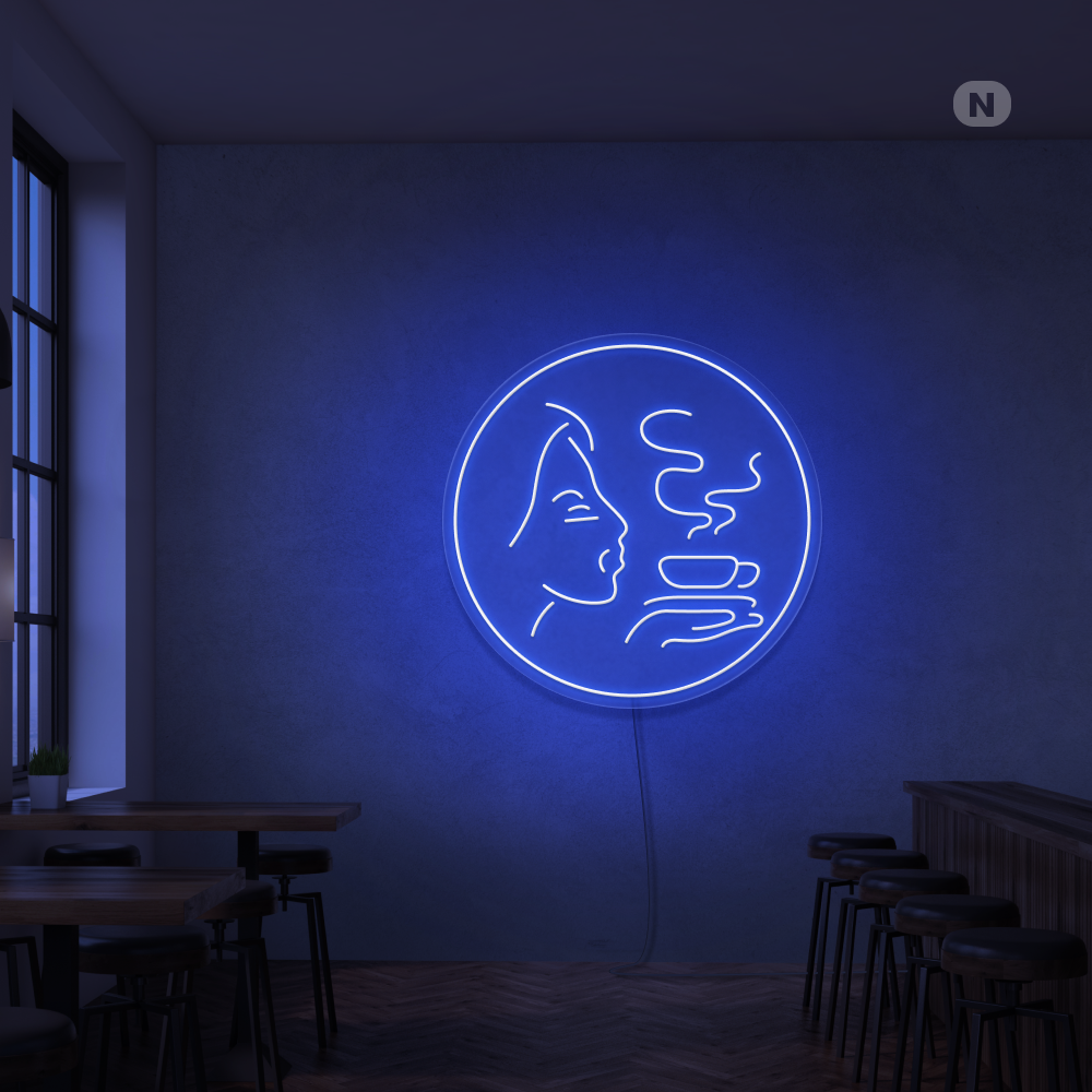 Neon Schild Kaffee Aroma