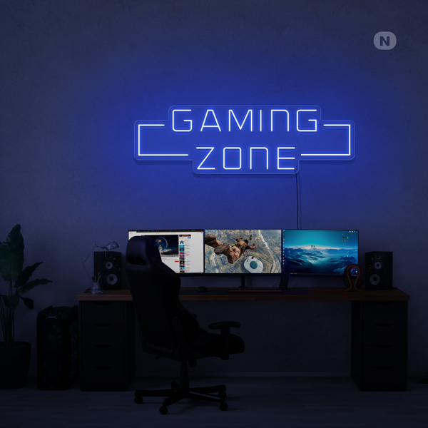 Neon Schild Gaming Zone