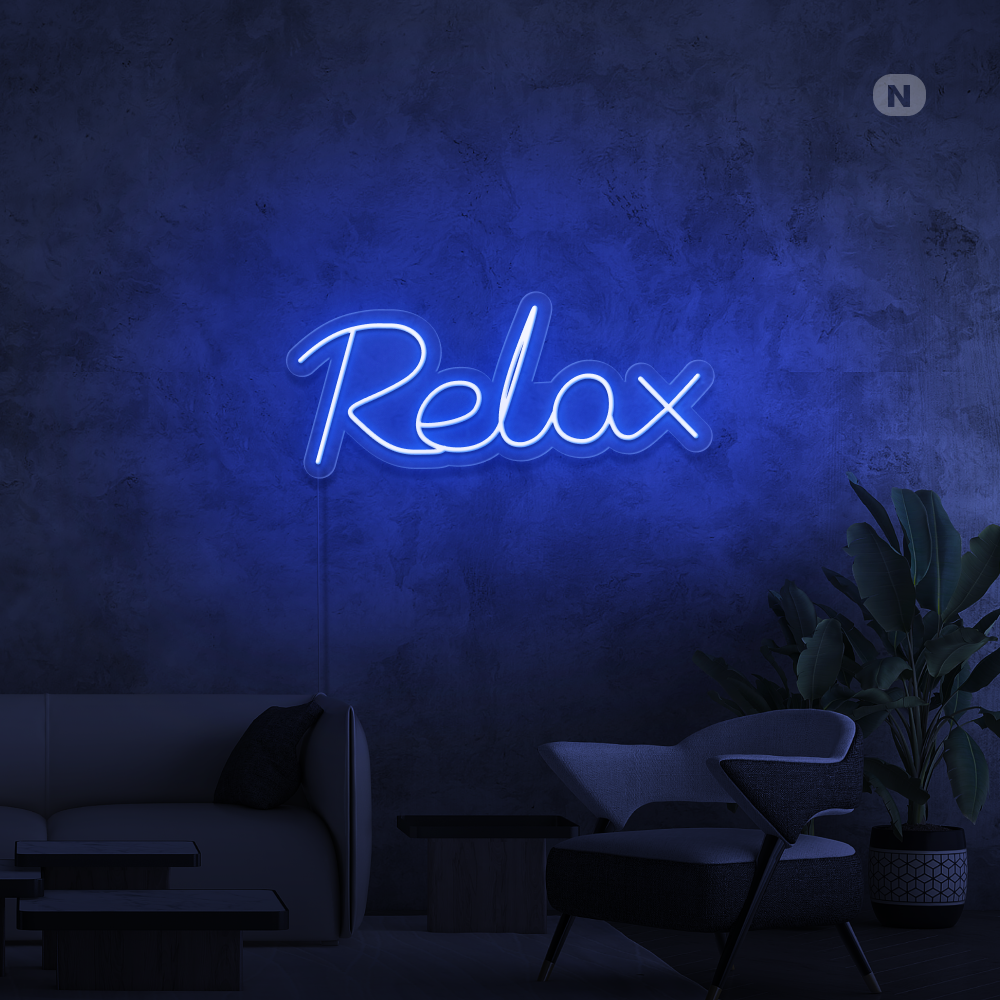 Neon Schild Relax