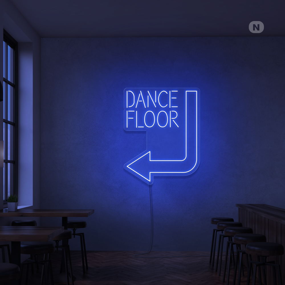 Neon Schild Dance floor