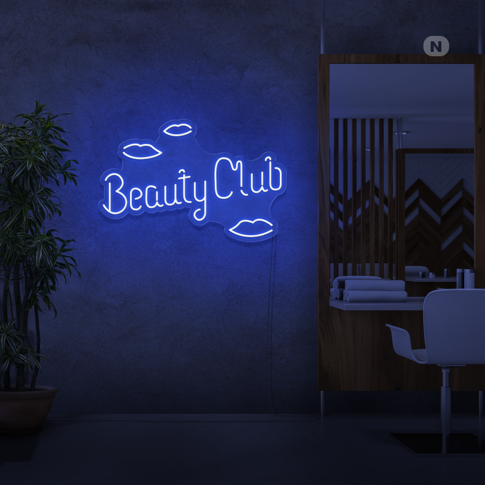 Neon Schild Beauty Club