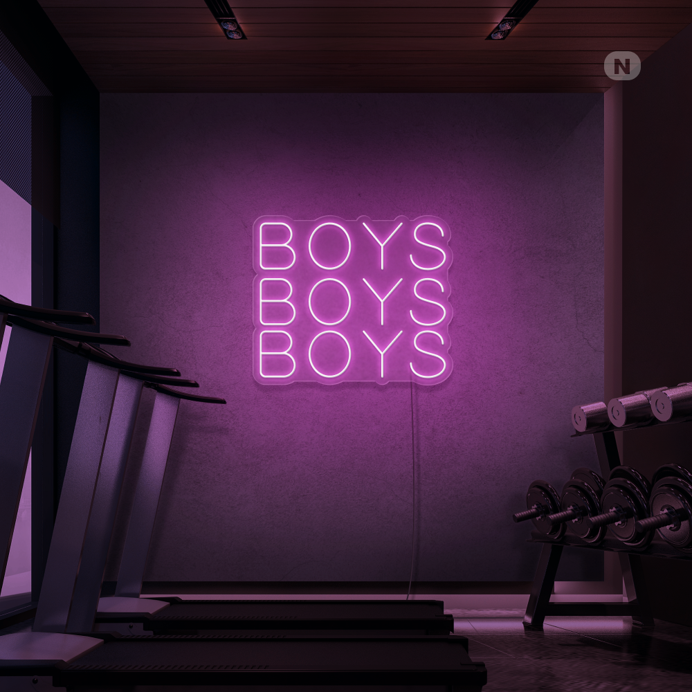 Neon Schild Boys Boys Boys