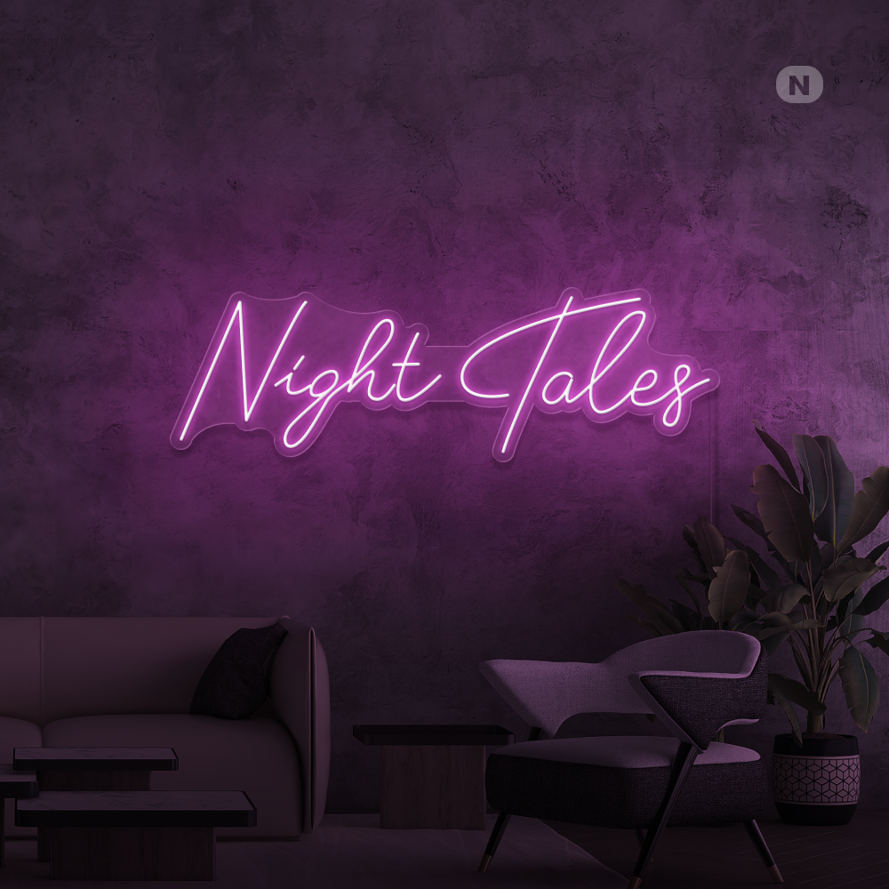 Neon Schild Night Tales