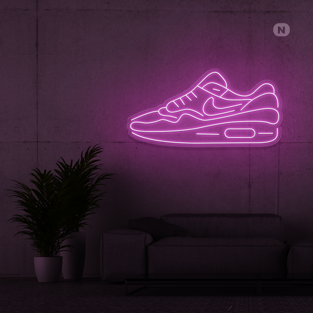 Neon Schild Schuh