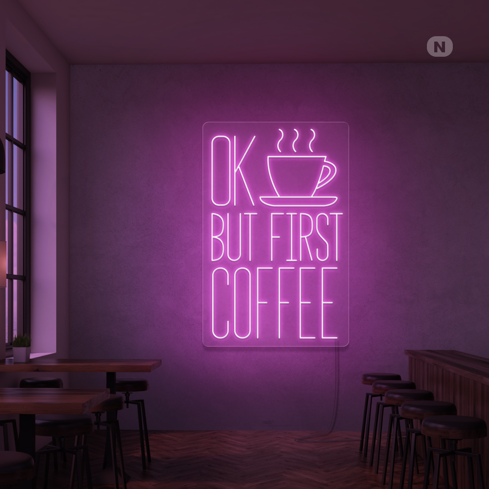 Neon Schild Coffee