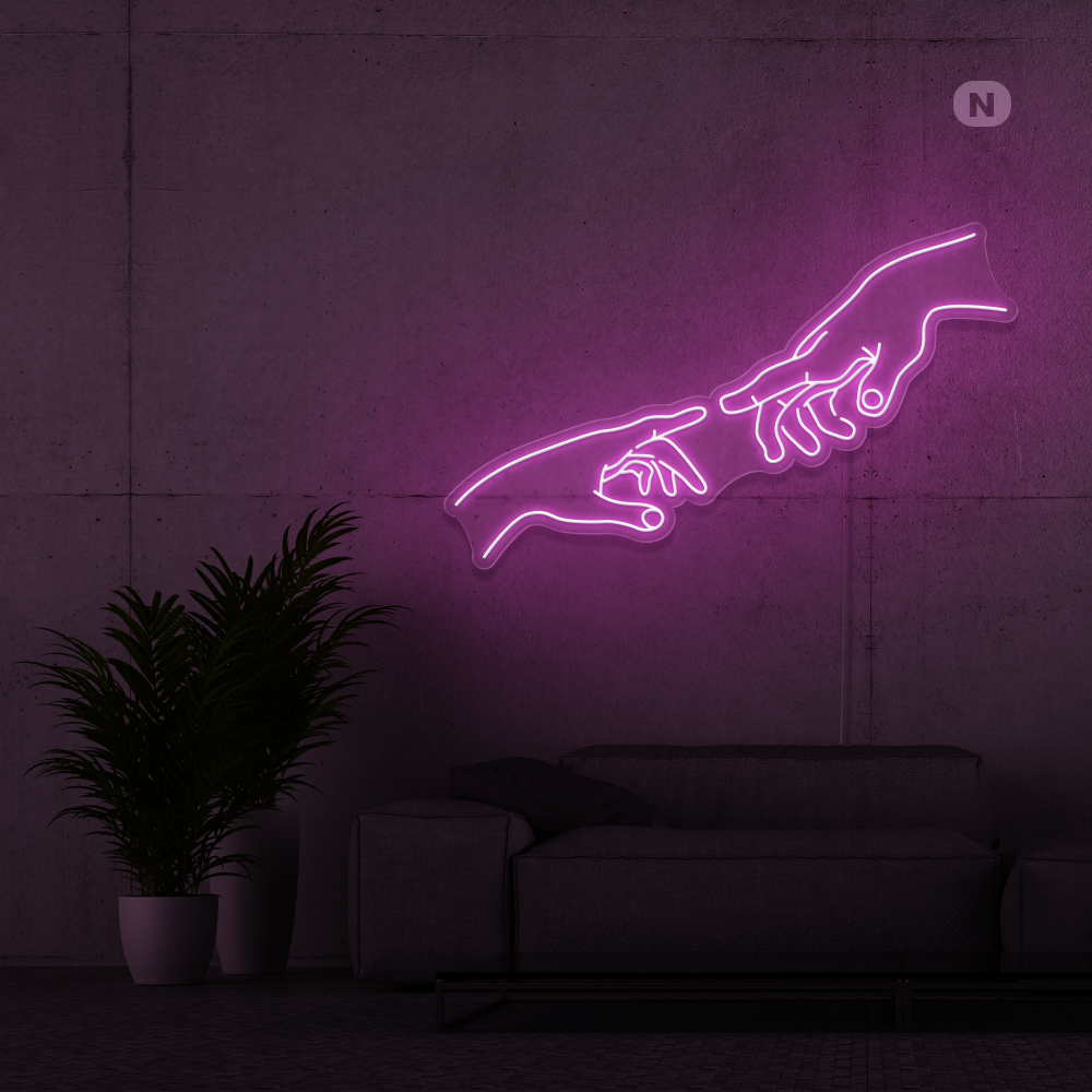 Neon Schild Verbindung