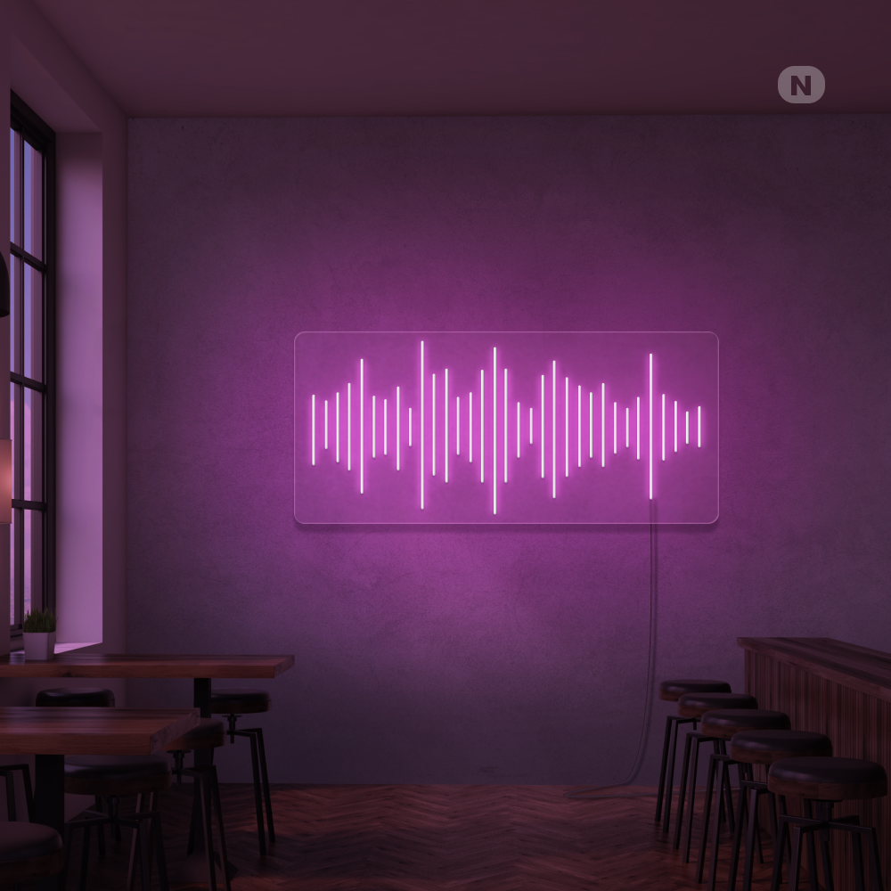 Neon Schild Musik Bar