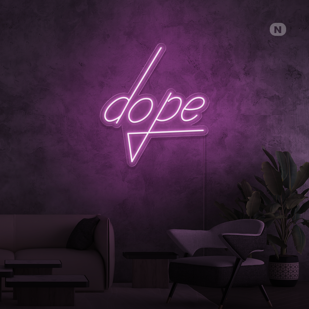 Neon Schild Dope