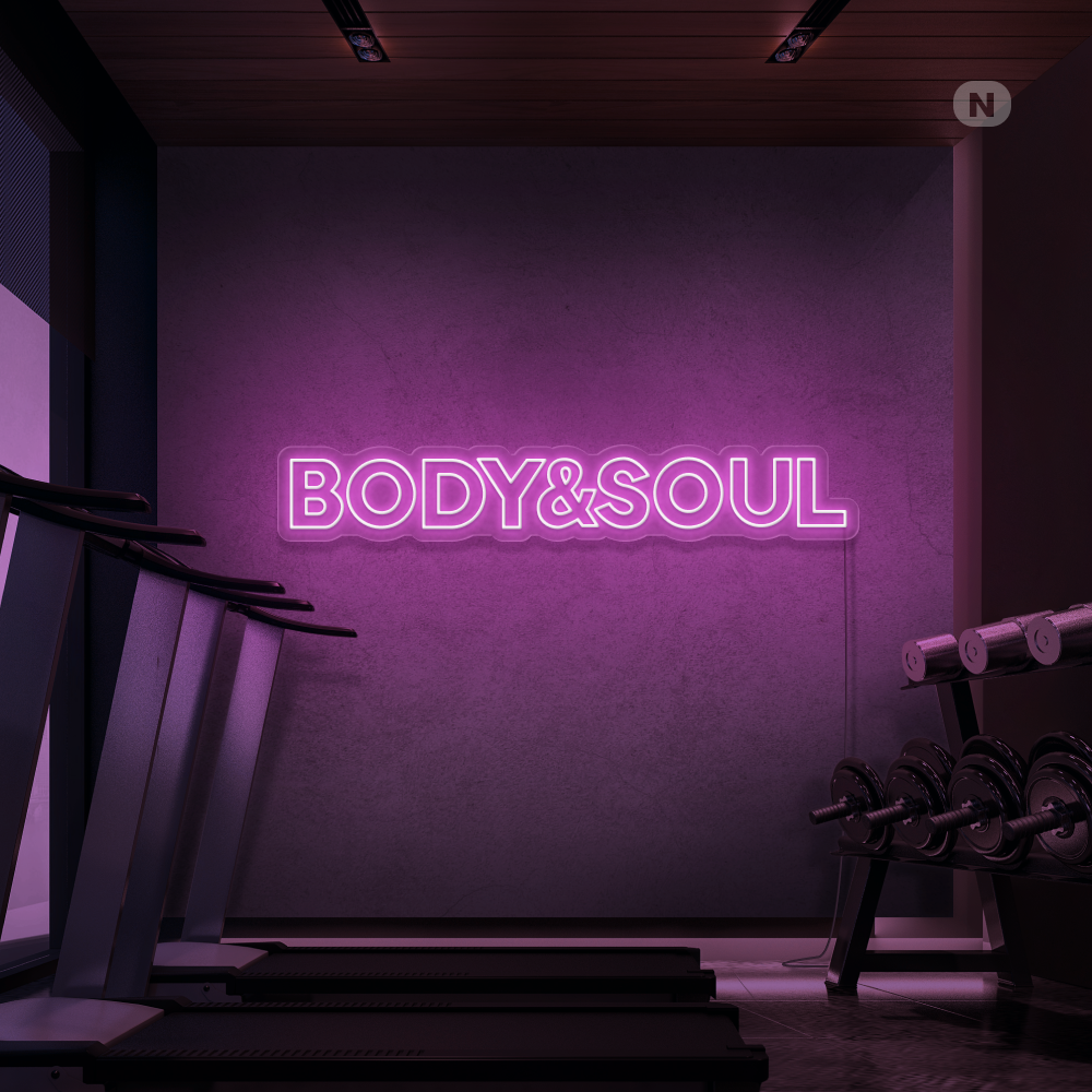 Neon Schild Body & Soul