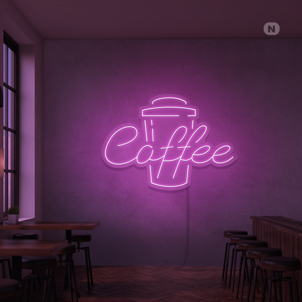 Neon Schild Coffee