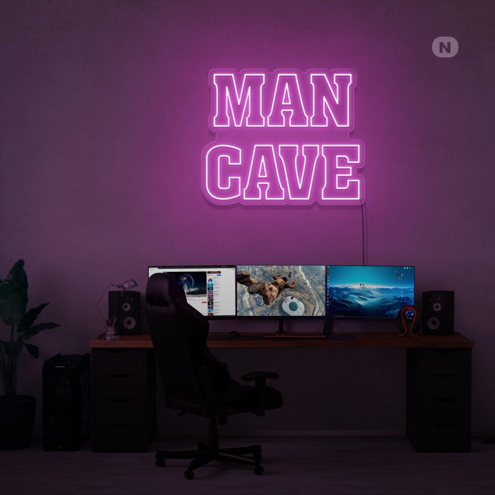 Neon Schild Man Cave