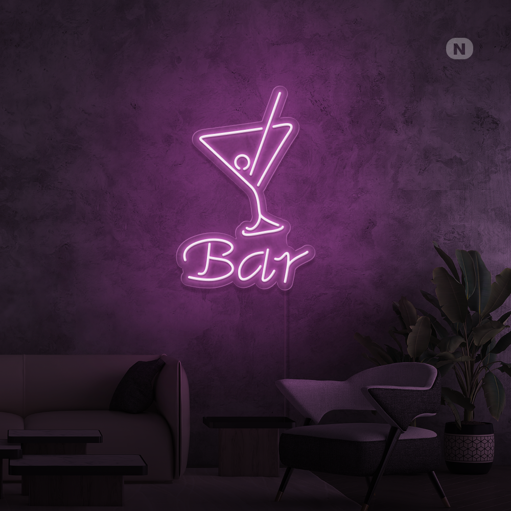 Neon Schild Cocktail Bar
